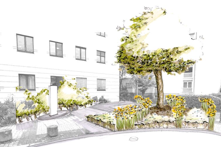 Entwurf zur Umgestaltung Altenauergasse