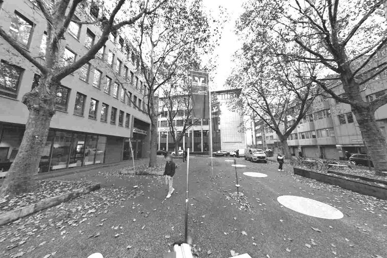 Bestandsfoto Balthasar-Maler-Platz