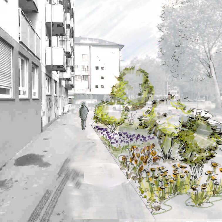 Kaiserstrasse'nin yeniden modellenmesi için tasarım