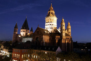 Leuchtturmprojekt, Symbolbild Dom bei Nacht © © Landeshauptstadt Mainz