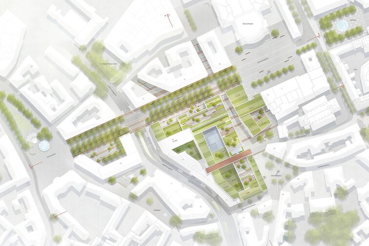 Lageplan Albert Speer + Partner