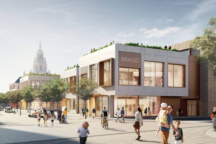 Perspektive Ludwigsstraße | Belebter Stadtboulevard