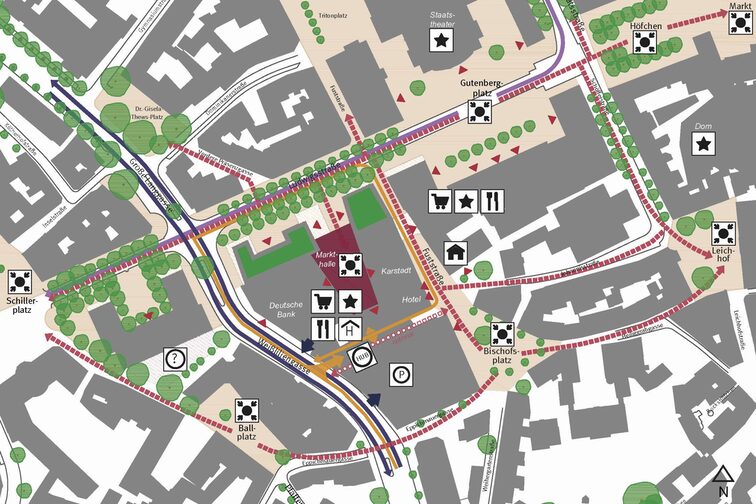 Städtebauliches Grundkonzept - Funktionelle Rahmenbedingungen