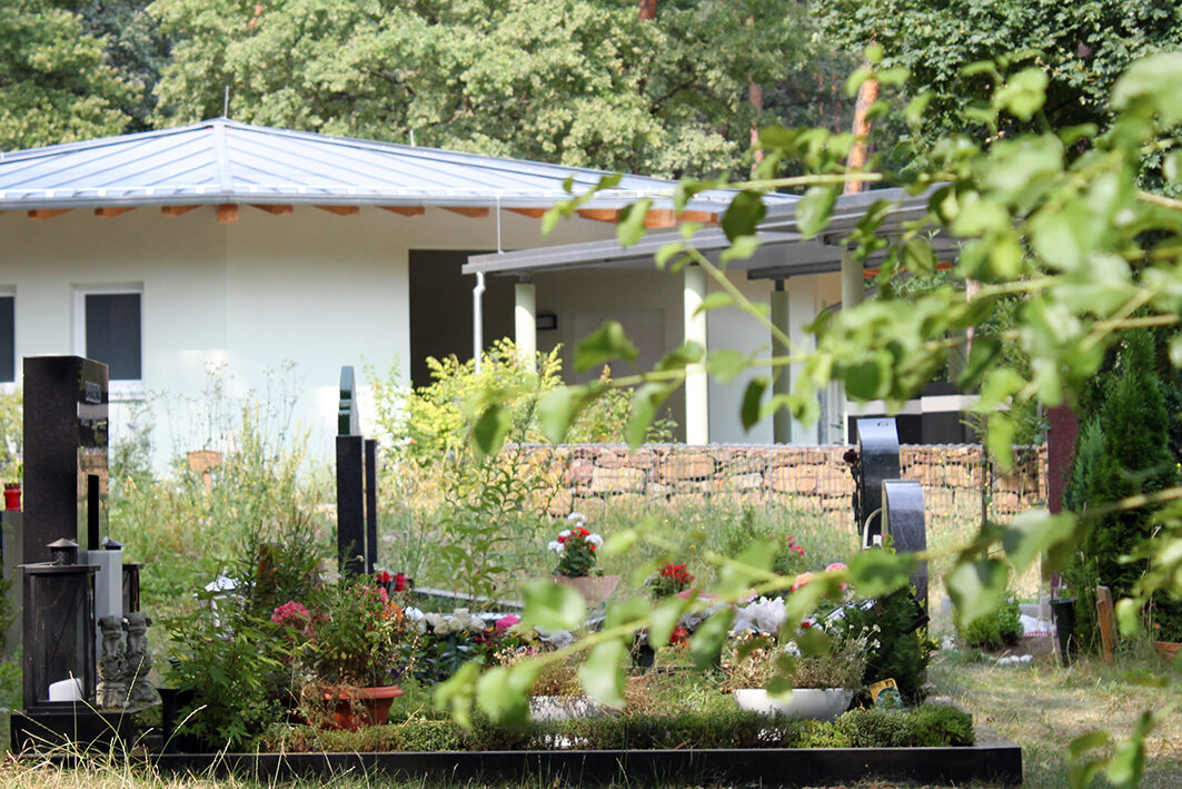 Das islamische Grabfeld auf dem Waldfriedhof in Mombach.