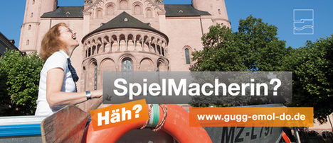 Gezeigt wird das Motiv "SpielMacherin"