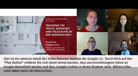 Die Landeshauptstadt Mainz nutzt den Video-Dienst Youtube. Vor einem Klick auf den Play-Button empfängt Youtube keine Daten und setzt keine Cookies. Nähere Informationen über Youtube finden Sie in den Datenschutzinformationen zu unserem Youtube-Kanal: www.mainz.de/datenschutz