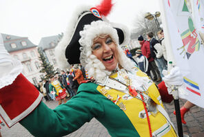 Lachende Gardistin &copy; Kristina Schäfer