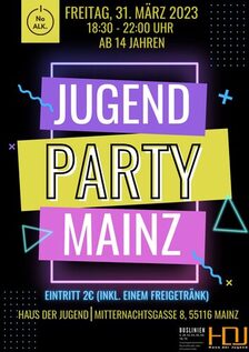 Plakat Jugendparty