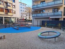 Wiedereröffnung Spielplatz Schlossergasse mit Drehkreisel