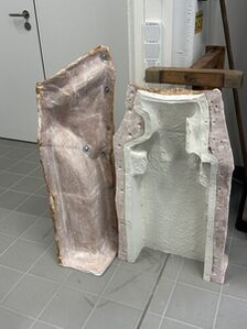 Abguss des jüdischen Grabsteins