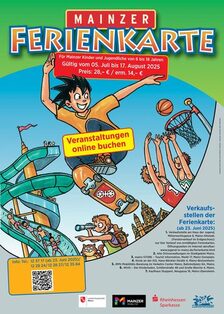 Plakat Mainzer Ferienkarte 2025