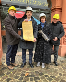 Öffnung Zeitkapsel Gutenberg-Museum (2)