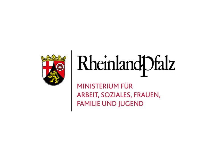 Logos des rheinland-pfälzischen Ministerium für Arbeit, Soziales, Frauen, Familie und Jugend