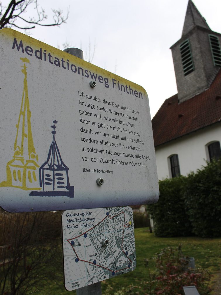 Meditationsweg in Mainz-Finthen