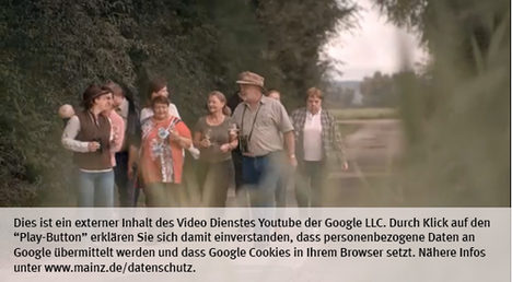 Die Landeshauptstadt Mainz nutzt den Video-Dienst Youtube. Vor einem Klick auf den Play-Button empfängt Youtube keine Daten und setzt keine Cookies. Nähere Informationen über Youtube finden Sie in den Datenschutzinformationen zu unserem Youtube-Kanal: www.mainz.de/datenschutz