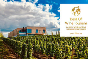 Ansicht Weingut mit Logo globaler Award © Weingut Thörle