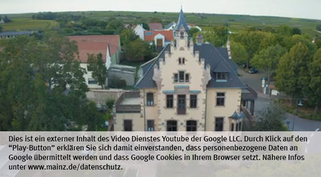 Die Landeshauptstadt Mainz nutzt den Video-Dienst Youtube. Vor einem Klick auf den Play-Button empfängt Youtube keine Daten und setzt keine Cookies. Nähere Informationen über Youtube finden Sie in den Datenschutzinformationen zu unserem Youtube-Kanal: www.mainz.de/datenschutz