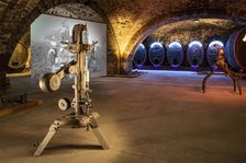 Verkorkmaschine im Winzerkeller