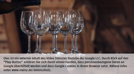 Die Landeshauptstadt Mainz nutzt den Video-Dienst Youtube. Vor einem Klick auf den Play-Button empfängt Youtube keine Daten und setzt keine Cookies. Nähere Informationen über Youtube finden Sie in den Datenschutzinformationen zu unserem Youtube-Kanal: www.mainz.de/datenschutz