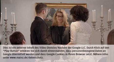 Die Landeshauptstadt Mainz nutzt den Video-Dienst Youtube. Vor einem Klick auf den Play-Button empfängt Youtube keine Daten und setzt keine Cookies. Nähere Informationen über Youtube finden Sie in den Datenschutzinformationen zu unserem Youtube-Kanal: www.mainz.de/datenschutz