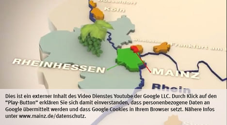 Die Landeshauptstadt Mainz nutzt den Video-Dienst Youtube.  Vor einem Klick auf den Play-Button empfängt Youtube keine Daten und setzt keine Cookies. Nähere Informationen über Youtube finden Sie in den Datenschutzinformationen zu unserem Youtube-Kanal: www.mainz.de/datenschutz