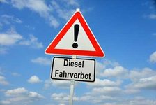 Schild "Dieselfahrverbote"